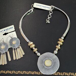 Lucky Brand Earring and Necklace Set